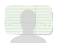 仰向けで寝ている画像